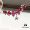 692fe25299f2d84055c8bc6c Pandora Bright Pink Orchid New Arrival! Exquisite Craftsmanship with Authentic Materials, Perfect 1:1 Replication, Quality Comparable to Retail Store Version! Brilliant Faceted Bright Pink Glass, Three-Sided Pink Cat's Eye, Elegant Orchid Pendant, Made of S925 Silver and Comes with Original Retail Packaging!