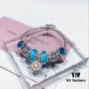 692fe25c99f2d84055c8bc81 Pandora Bubble Blue Flower Cherry Blossom New Arrival! 1:1 Perfect Craftsmanship with Counter Materials, Bubble Blue Glass, Wealth Coin Charm, Heart of the Ocean, Pink Diamond Flower Pendant, S925 Silver with Original Packaging