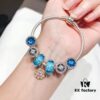 692fe25d99f2d84055c8bc83 Pandora Bubble Blue Flower Cherry Blossom New Arrival! 1:1 Perfect Craftsmanship with Counter Materials, Bubble Blue Glass, Wealth Coin Charm, Heart of the Ocean, Pink Diamond Flower Pendant, S925 Silver with Original Packaging