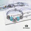 692fe25f99f2d84055c8bc89 Pandora Fresh Mint Bella New Arrival! Mint Glass, Pumpkin Carriage, Crown Charm Pendant in S925 Silver with Original Packaging