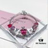 692fe26199f2d84055c8bc90 Pandora Disney Limited Edition Cute Mickey Heart Pink Enamel Murano Glass Bead Silver Bracelet
