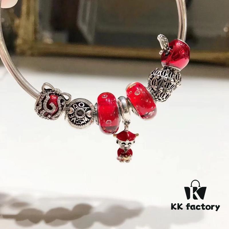 692fe26599f2d84055c8bc9d Pandora Bubble Red Lucky New Arrival! High-Quality Replica with Authentic Materials, Perfect Craftsmanship Comparable to Original Store Version!