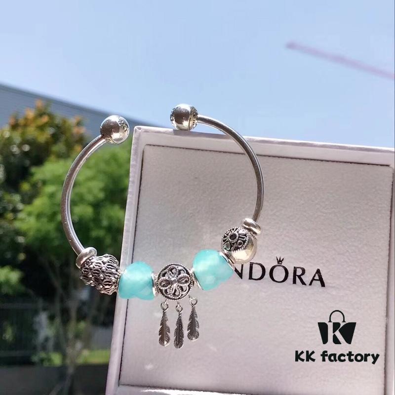 692fe26e99f2d84055c8bcaf Pandora Mint Pink Heart Dream Catcher New Arrival! Mint-toned heart-shaped glass bead, Kiss of Love charm, romantic dream catcher pendant, crafted with S925 silver and matching boutique packaging