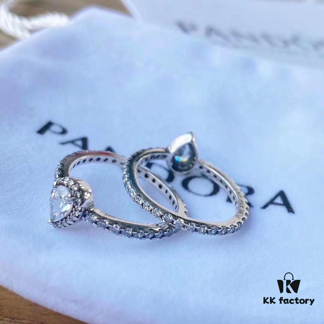 692fe27c99f2d84055c8bcc9 Pandora Waterdrop Pigeon Ring, carefully crafted with a waterdrop shape — perfectly sized for standalone wear or pairing with a wish ring, a true standout 💫 Made of sterling silver with the entire band encrusted with sparkling diamonds