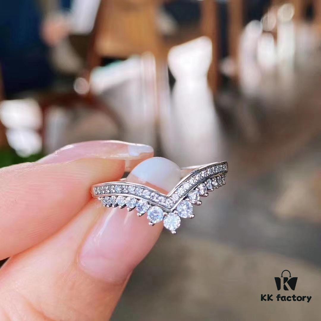 692fe28299f2d84055c8bcd8 Pandora Wish Ring 💕 Perfectly Sweet and Versatile, Carrying Beautiful Wishes with a Delicate Design Fully Set with Sparkling Diamonds, a Must-Have for Bare-Hand Seasons ❤️866055