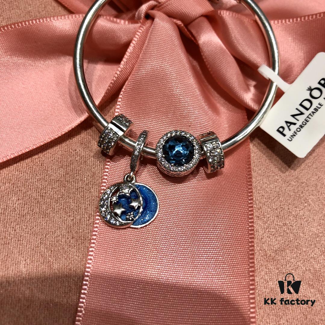 692fe28c99f2d84055c8bce9 PANDORA Hong Kong Blue Collection - Moon and Starry Sky with Ocean Heart