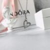 692fe2a699f2d84055c8bd18 Cherish the Moment, Shine with Love ❤️ Authentic Pandora 925 Sterling Silver Openwork Minimalist Heart Necklace
