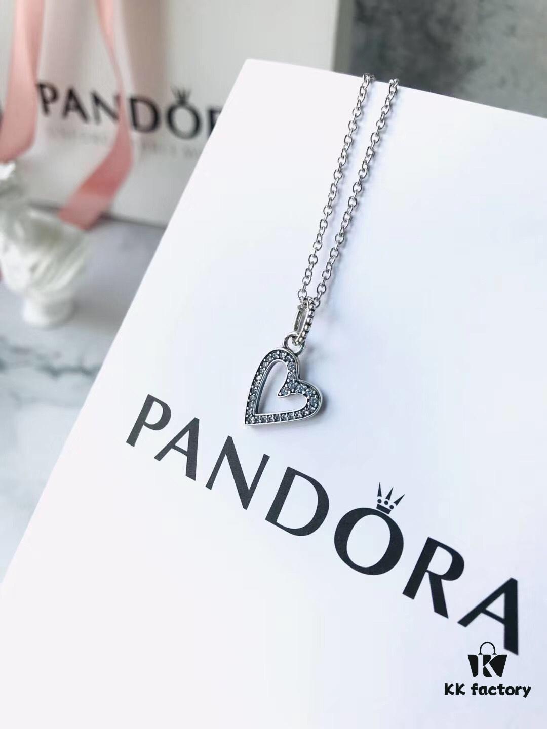 692fe2a699f2d84055c8bd19 Cherish the Moment, Shine with Love ❤️ Authentic Pandora 925 Sterling Silver Openwork Minimalist Heart Necklace