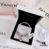 2020 Pandora Newest Garden Collection 'Pink Daisy' Bracelet Set