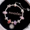 692fe2c699f2d84055c8bd60 2020 Pandora Newest 'Lavender' Wave-shaped Murano Glass Bead Bracelet Set