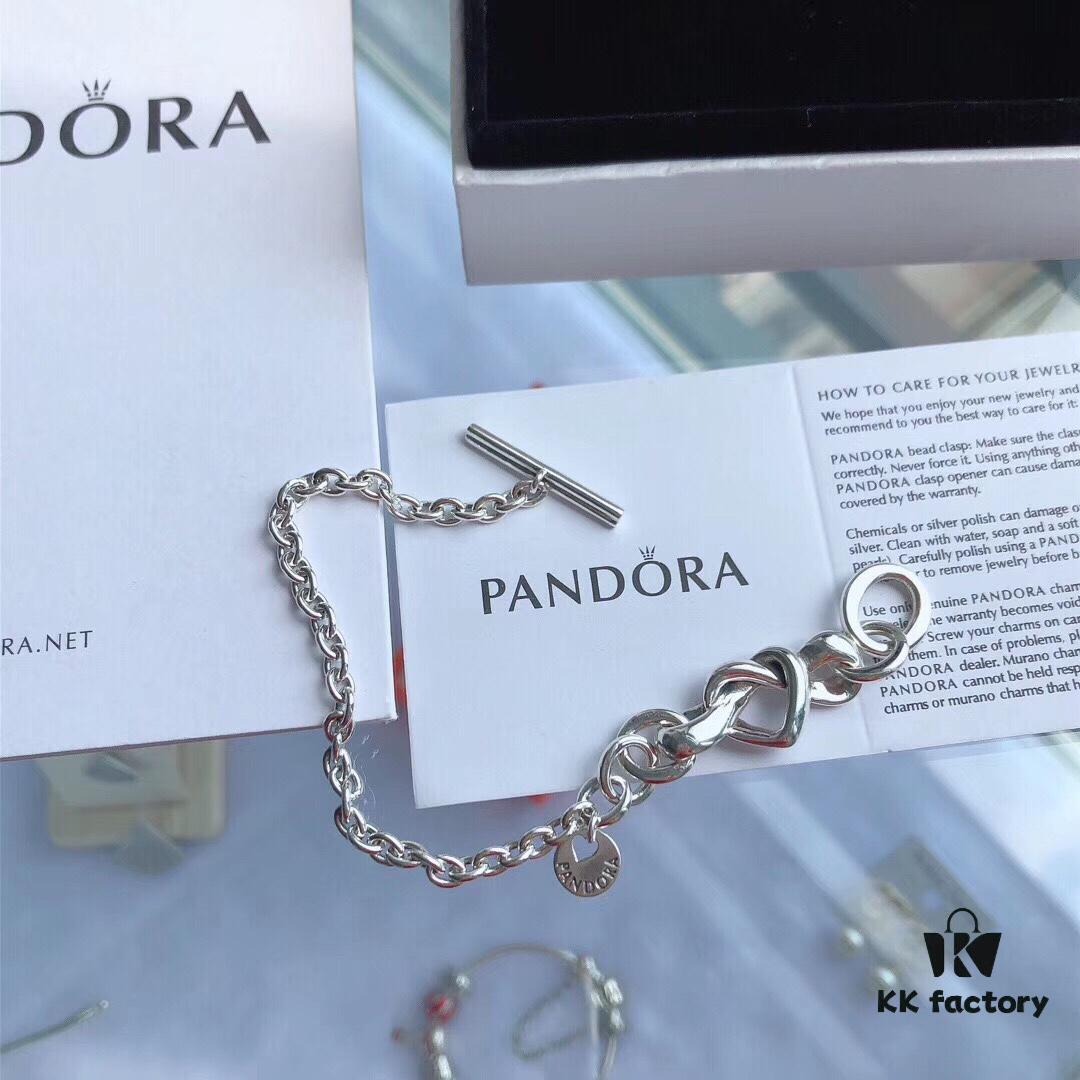 692fe2c699f2d84055c8bd62 Pandora 'Bonded with Love' Minimalist 925 Sterling Silver Bracelet – Endorsed by Guan Xiaotong, Couple's Edition