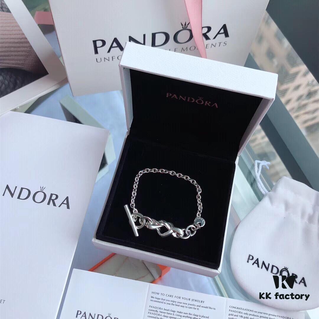 692fe2c699f2d84055c8bd63 Pandora 'Bonded with Love' Minimalist 925 Sterling Silver Bracelet – Endorsed by Guan Xiaotong, Couple's Edition