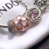 692fe2ce99f2d84055c8bd74 Pandora • Peach Blossom Series • Genuine 925 Sterling Silver Handcrafted Bracelet with Enamel and Imported Sparkling Zirconia