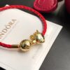 692fe2cf99f2d84055c8bd76 Pandora New Year of the Rat Red String Bracelet, Customizable Size, 18K Gold Plated Copper-Silver Alloy