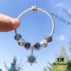 692fe2d299f2d84055c8bd7e Pandora Pandora Midnight Blue Snowflake ❄️ New Arrival! Made with counter materials, perfectly crafted one-to-one, quality comparable to official store products! Sparkling midnight blue cat's eye, white daisy enamel bead, blue sparkling snowflake ❄️ bead, blue vibrant sparkling bead, paired with blue snowflake ❄️ pendant. S925 silver comes with official packaging!