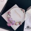 692fe2df99f2d84055c8bd9b 2020 Pandora Newest 'Lavender' Wave-shaped Murano Glass Bead Bracelet Set