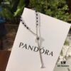 692fe2e099f2d84055c8bd9c Pandora Blue and Transparent Sparkling 925 Silver Adjustable Slide Bracelet Rope 598517C01