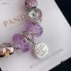 692fe2e099f2d84055c8bd9d 2020 Pandora Newest 'Lavender' Wave-shaped Murano Glass Bead Bracelet Set