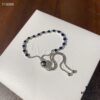 692fe2e199f2d84055c8bda0 Pandora Blue and Transparent Sparkling 925 Silver Adjustable Slide Bracelet Rope 598517C01