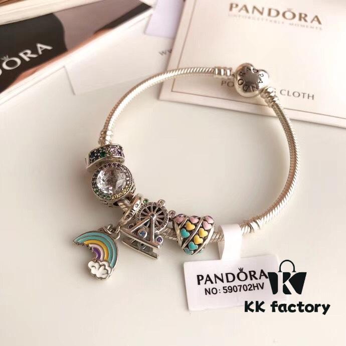 692fe2ea99f2d84055c8bdb0 Pandora Rainbow Series Peach Pink Charm