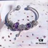 692fe31399f2d84055c8bddb Pandora Pandora Sparkling Purple Heart Key 🔑 New Arrival! Made with counter materials, one-to-one perfect craftsmanship, quality comparable to official store products!