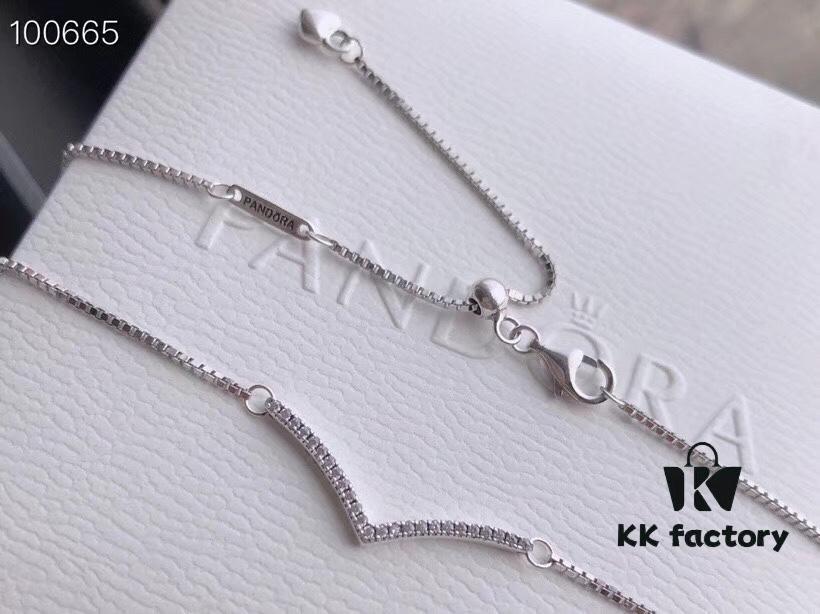 692fe31599f2d84055c8bdde Official Website Same Style 'Wish Sparkle' 💓 Pandora Necklace ✨