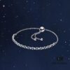 692fe32d99f2d84055c8be07 New Arrival Pandora Official Website Blue and Transparent Sparkling 925 Silver Bracelet Cord 598517C01