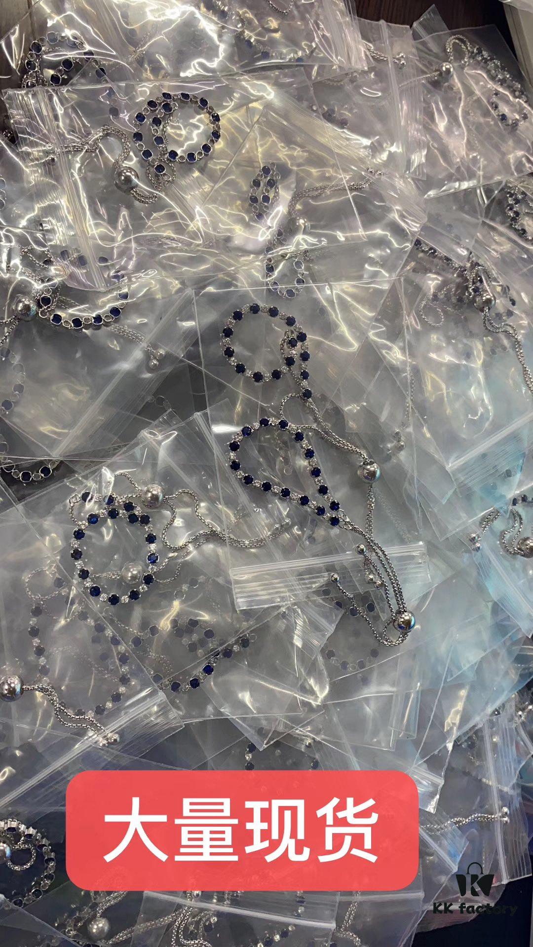 692fe33199f2d84055c8be0c New Arrival Pandora Official Website Blue and Transparent Sparkling 925 Silver Bracelet Cord 598517C01