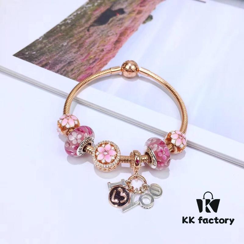 692fe35999f2d84055c8be5b Pandora Rose Gold Series, Three Lives Three Worlds Ten Miles of Peach Blossoms