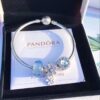 692fe36399f2d84055c8be6d Pandora Ice Blue Bubble Sparkling Diamond Daisy New Arrival! Made with counter materials, perfectly crafted 1:1, quality comparable to official store products! Featuring bubble ice blue glass, ice blue cat's eye, sparkling diamond daisy, S925 silver with original packaging!