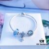 692fe36699f2d84055c8be6f Pandora Ice Blue Bubble Sparkling Diamond Daisy New Arrival! Made with counter materials, perfectly crafted 1:1, quality comparable to official store products! Featuring bubble ice blue glass, ice blue cat's eye, sparkling diamond daisy, S925 silver with original packaging!