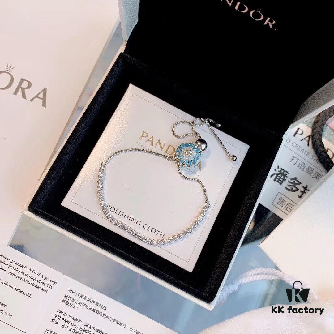 692fe37699f2d84055c8be8c 2020 Pandora Latest Garden Collection 'Blue Daisy' Bracelet Set 💫 Pandora 'Fresh Style' Adjustable Bracelet ✨ Floral World 🌼 Blooming Radiantly in the Sunlight 🎉 Symbolizing Freedom with Daisies 🌼 Embracing the Vitality of Spring 🌟 Beautiful Blooms 🌼