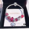 692fe38899f2d84055c8beb1 Pandora Pandora Passionate Rose Red Clover New Arrival! Made with counter materials, perfectly crafted one-to-one, quality comparable to official counter! Rose red faceted crystal, sparkling rose red cat's eye, Valentine's enamel heart, rose red smiling lips, rose red entwined love, Valentine's heart enamel paired with clover pendant. S925 silver comes with official counter packaging!