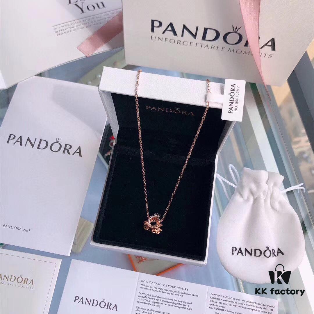 692fe39099f2d84055c8bec3 Goddess Festival Gift 🔥💕 Guan Xiaotong's Same-Style Pandora 'Elegant Life' Necklace Set, Rose Gold Crown 👑 and Carriage, a Fairytale Dream Come True, Cinderella's Pumpkin Carriage and Princess Crown Known to All