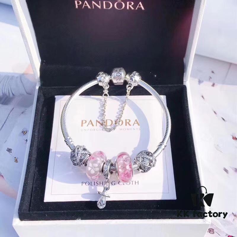692fe39899f2d84055c8bed4 Pandora Cute Peach Blossom Rattle Nipple Pendant Necklace - High-Quality Replica with 925 Silver and Classic Box Chain Design
