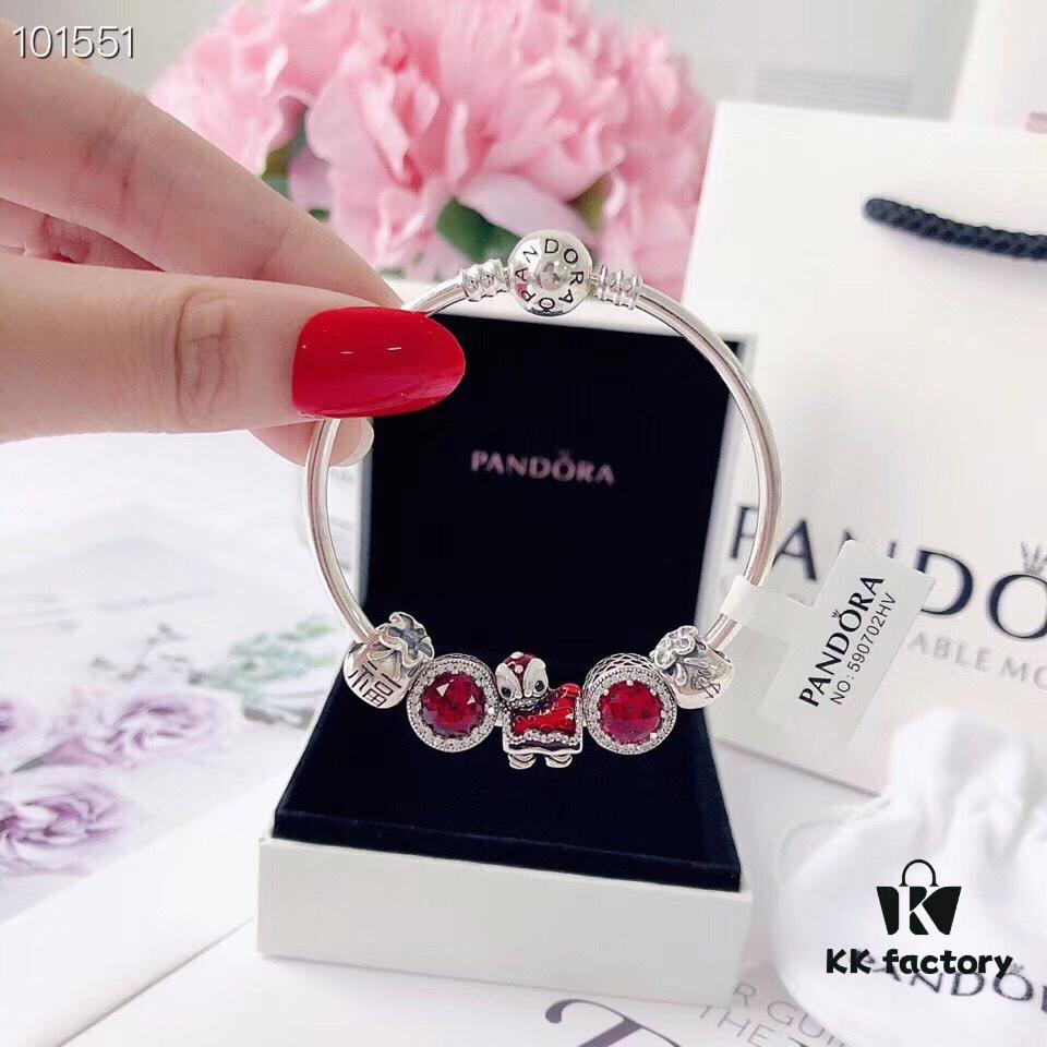 Exclusive Launch 🍀 Chinese Red Festive Lion Dance Pendant Charm with 🍀 Fresh and Elegant Style, Truly Stunning!