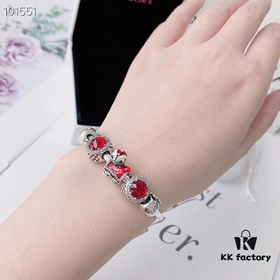 692fe39d99f2d84055c8bee1 Exclusive Launch 🍀 Chinese Red Festive Lion Dance Pendant Charm with 🍀 Fresh and Elegant Style, Truly Stunning!