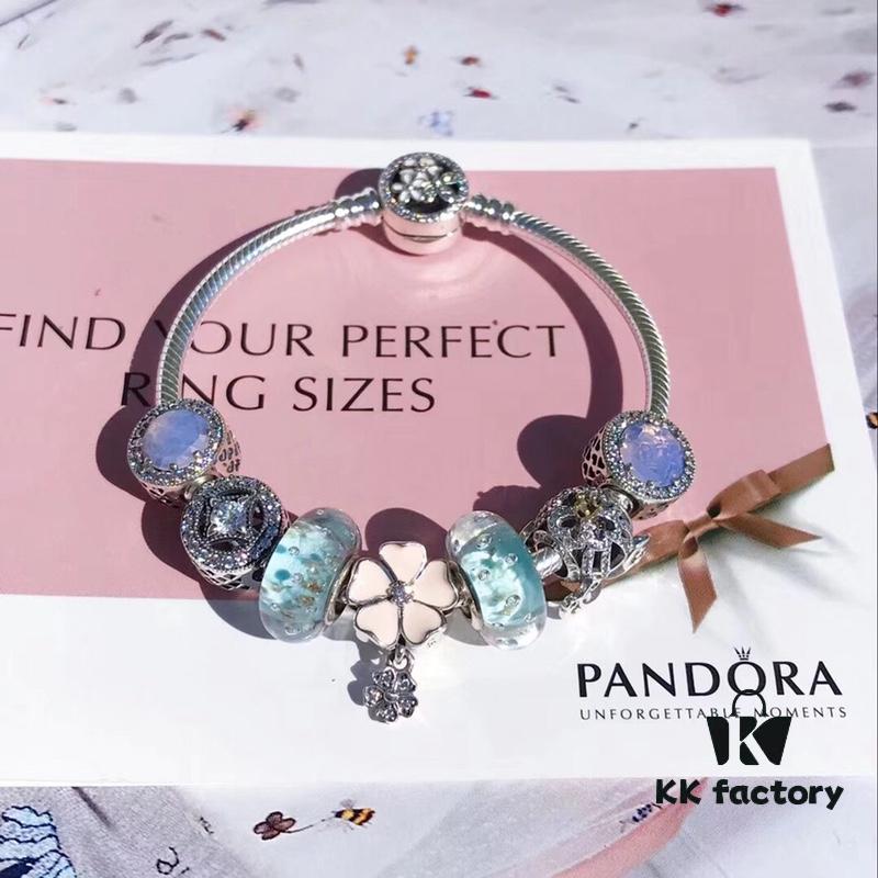 692fe3a799f2d84055c8bef7 Pandora Pandora Silver Mint Poetry Flower Bloom New Arrival! Made with counter materials, one-to-one perfect craftsmanship, quality comparable to counter products! Silver mint glass, lucky money coin beads, fairy tale pumpkin carriage, sparkling diamond cat's eye, paired with pink five-petal enamel pendant. S925 silver comes with official counter packaging!
