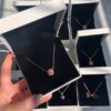 Pandora Rose Gold Bow Charm Necklace