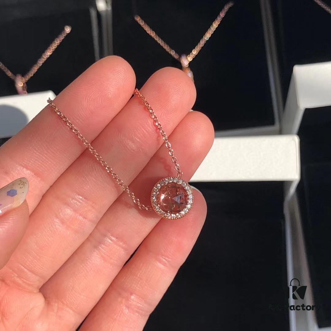 Pandora Rose Gold Glass Bead Necklace