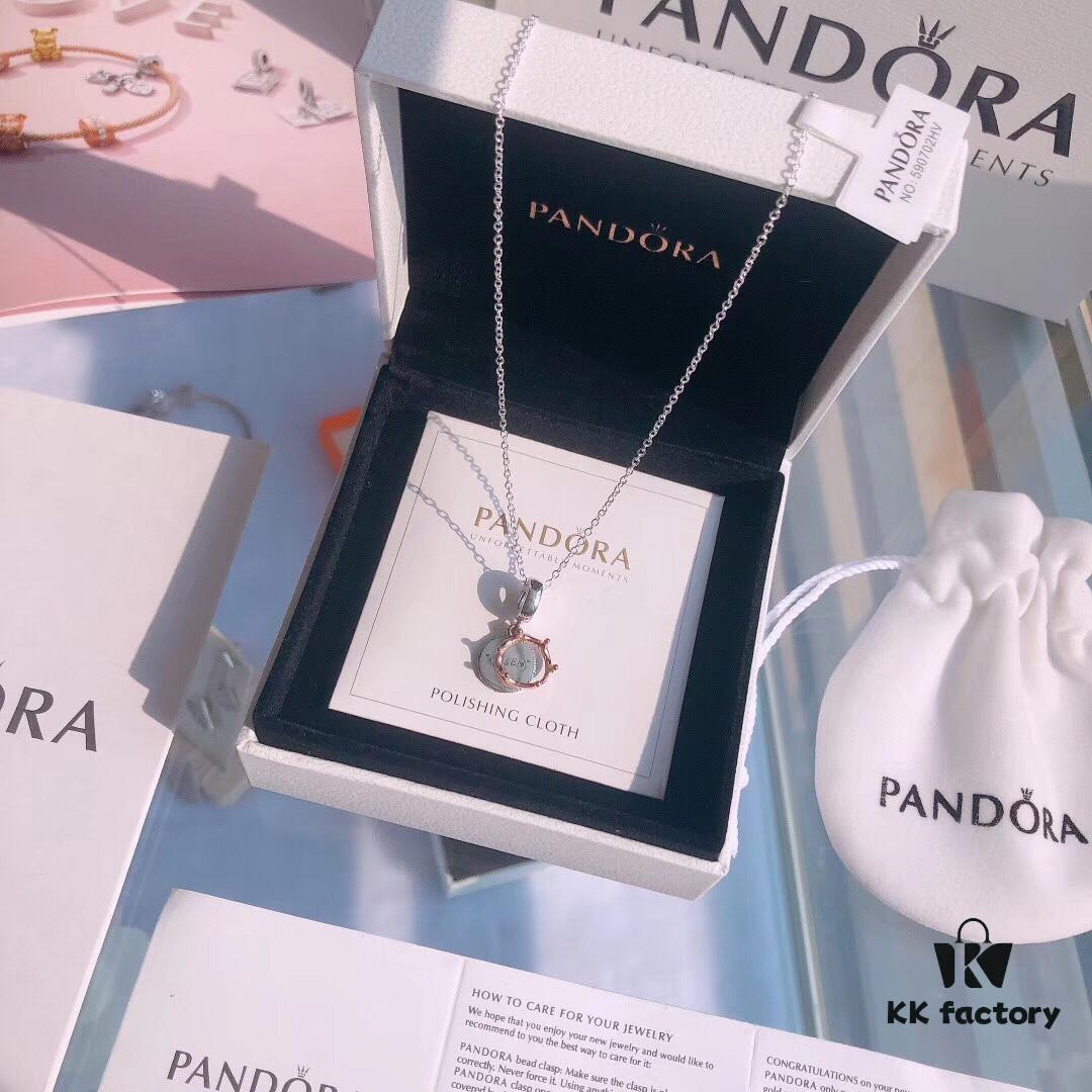 692fe3d399f2d84055c8bf33 New Arrival✨Pandora Official Website Same Style 'Queen and Crown' Necklace, Crown Shape with Double-Sided Two-Tone Design of 'Empress', Engraved with 'Queen' at Center