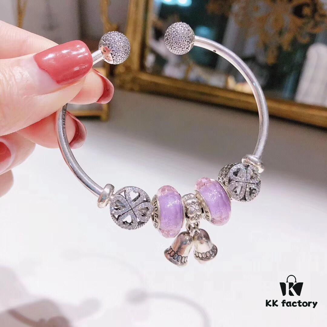 Pandora Romantic Lavender Purple Bell Pendant New Arrival! Premium Quality, One-to-One Craftsmanship with Original Materials