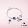 692fe3d699f2d84055c8bf38 Pandora Sweet Holiday Bracelet Set - Guan Xiaotong Same Style Ocean Heart, Hot Air Balloon, and Airplane Charms