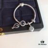 692fe3d999f2d84055c8bf3b Pandora Sweet Holiday Bracelet Set - Guan Xiaotong Same Style Ocean Heart, Hot Air Balloon, and Airplane Charms