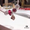 692fe3e499f2d84055c8bf56 Pandora Rose Red Infinity Love ❤️ New Arrival! Made with counter-grade materials, perfectly crafted at a 1:1 ratio, quality comparable to official store products. Features rose-red faceted glass beads, sparkling diamond-cut rose-red cat's eye, colorful snowflake beads, sparkling teardrop beads 💧, and the infinity '8' shaped heart pendant 💗. Comes with original packaging! 🍃🌺