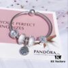 692fe3e999f2d84055c8bf60 Pandora White Clover New Arrival! Crafted with boutique materials, perfectly replicating the original design. High-quality silver wire with white faceted glass beads, sparkling white cat's eye beads, and fully diamond-paved five-petal flower spacers paired with a clover charm. Made of S925 sterling silver and comes with authentic boutique packaging!