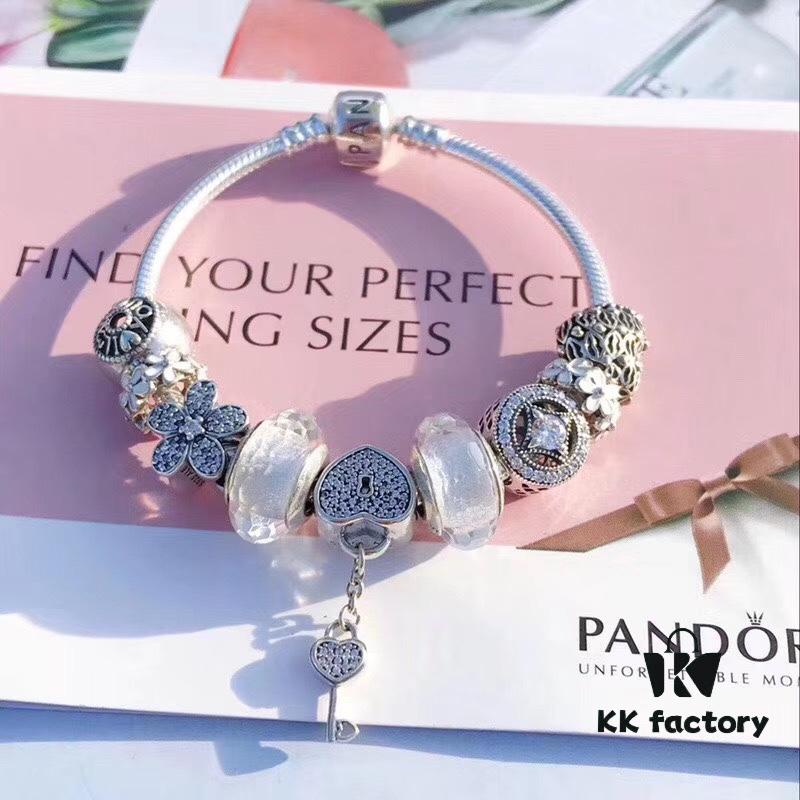 692fe3ea99f2d84055c8bf64 Proxy Purchase Level Pandora Silver Wire White Fresh Sparkling Diamond Key New Arrival
