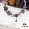 692fe3ea99f2d84055c8bf65 Proxy Purchase Level Pandora Silver Wire White Fresh Sparkling Diamond Key New Arrival