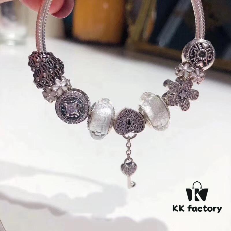 692fe3ea99f2d84055c8bf65 Proxy Purchase Level Pandora Silver Wire White Fresh Sparkling Diamond Key New Arrival