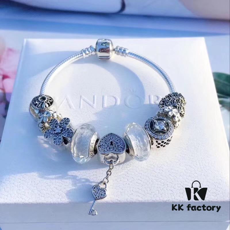 692fe3ec99f2d84055c8bf69 Proxy Purchase Level Pandora Silver Wire White Fresh Sparkling Diamond Key New Arrival